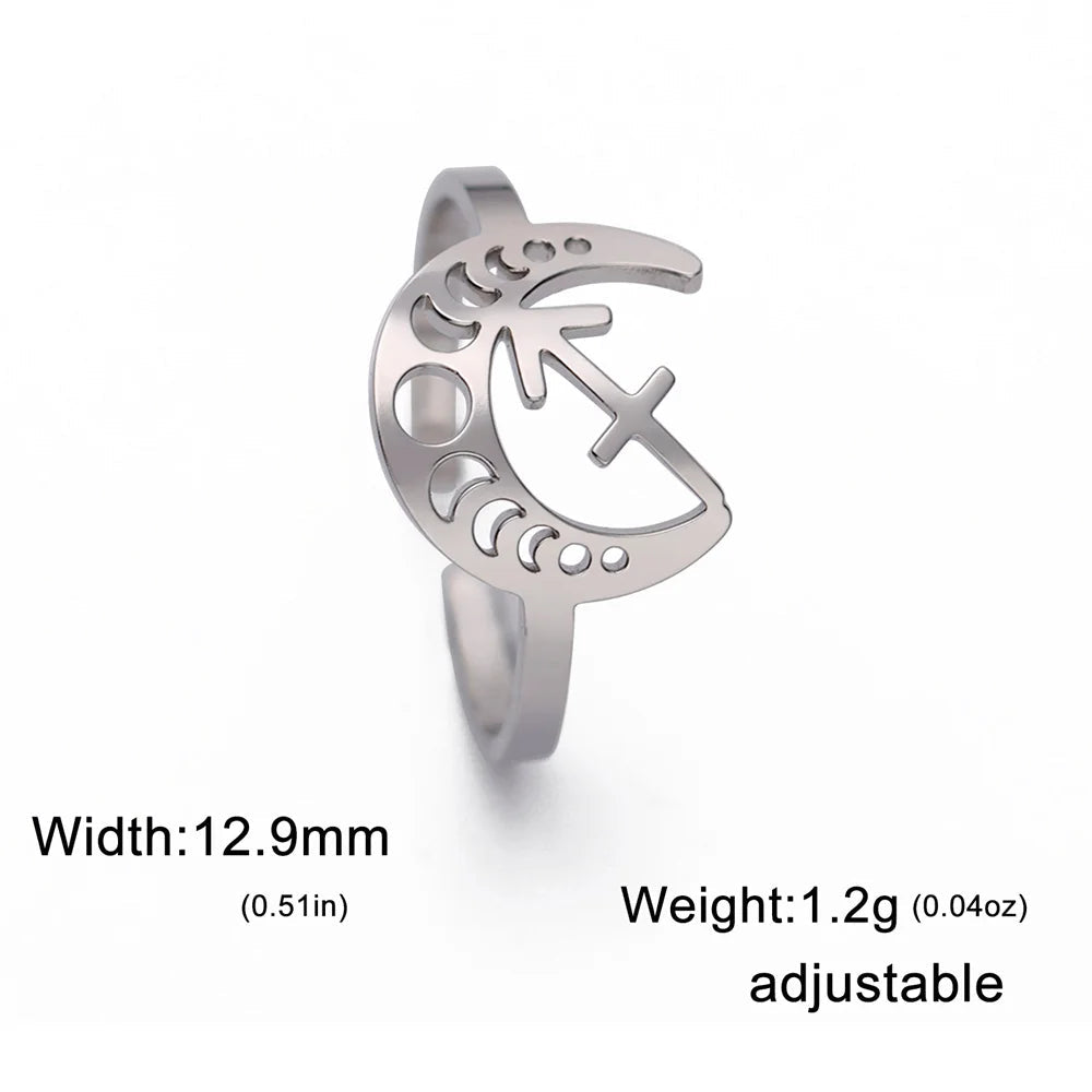Moonlit Constellation Rings