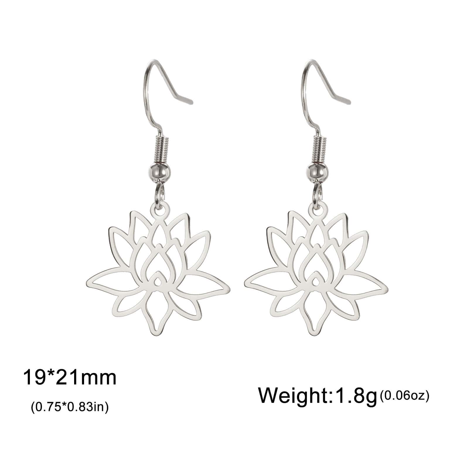 Lotus Radiance Bloom Earrings