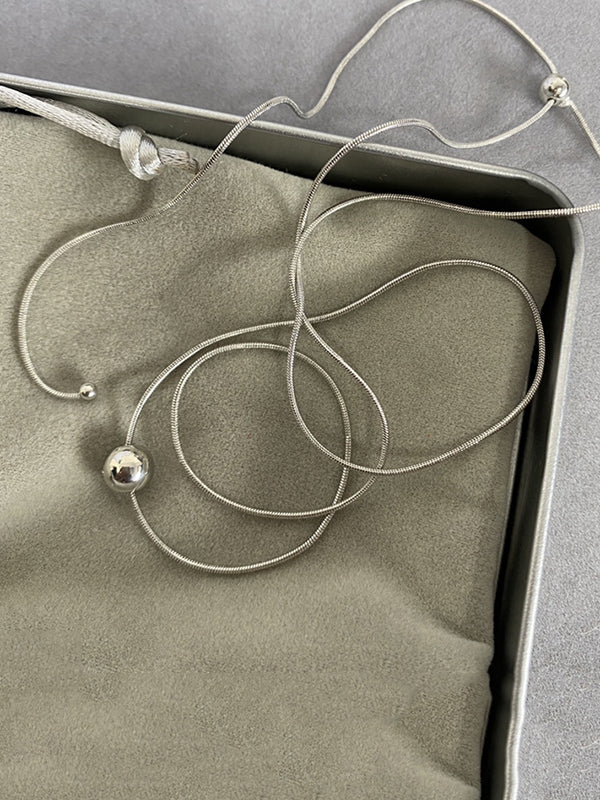 Adjustable Geometric Color Dainty Necklace Necklaces Accessories