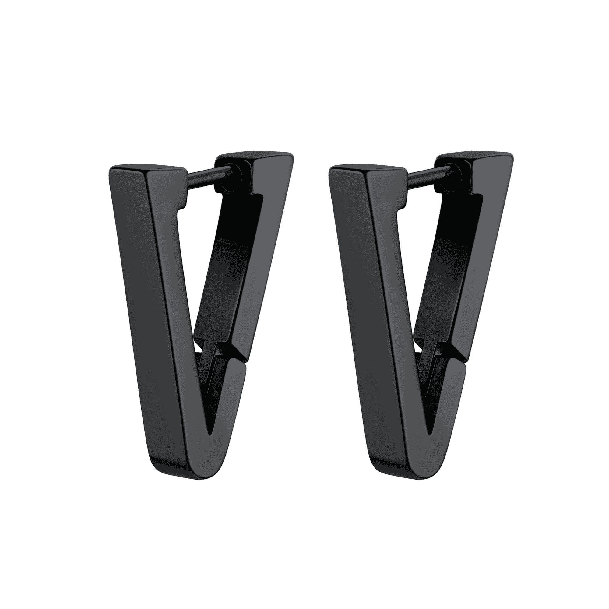 Classic Triangle Huggie Hoop Earrings for