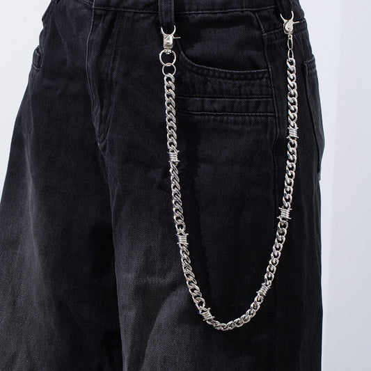 Dark Thorns Cuban Link Alloy Pant Chain