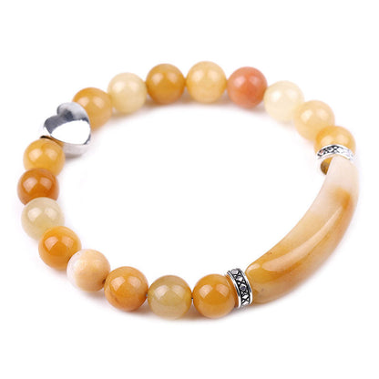 Green Aventurine Crystal Heart Spiritual Bracelet