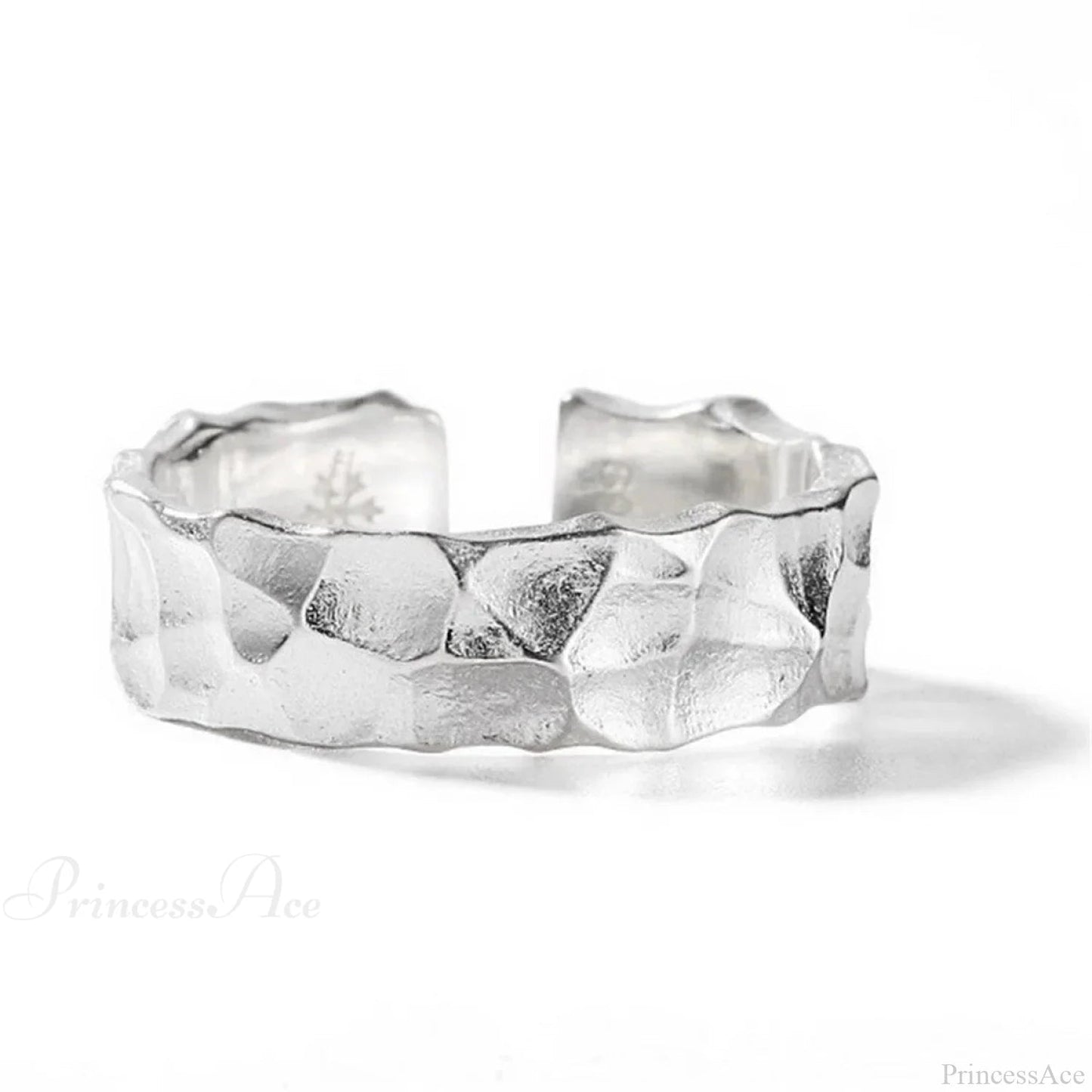 Stylish Silver Simple Gothic Ring