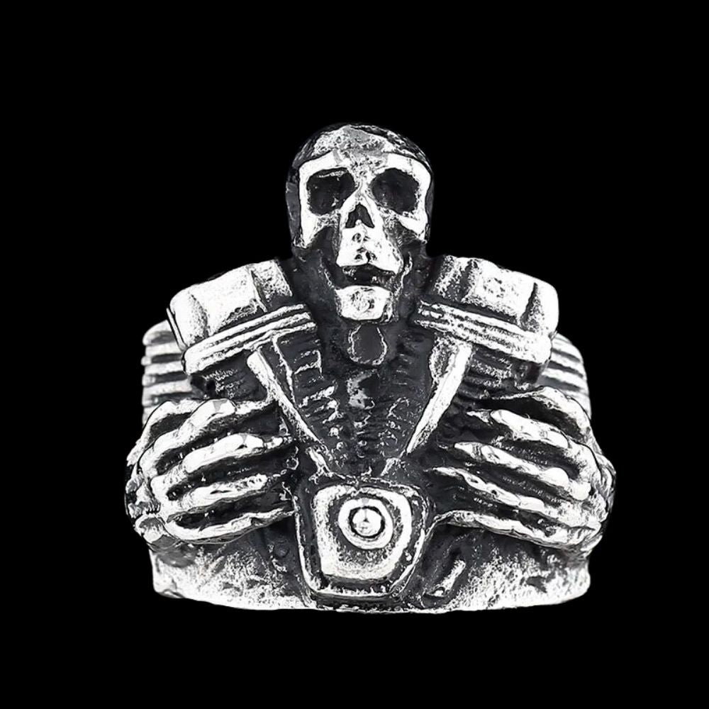 Deaths Motorcycle Club Skull Pendant