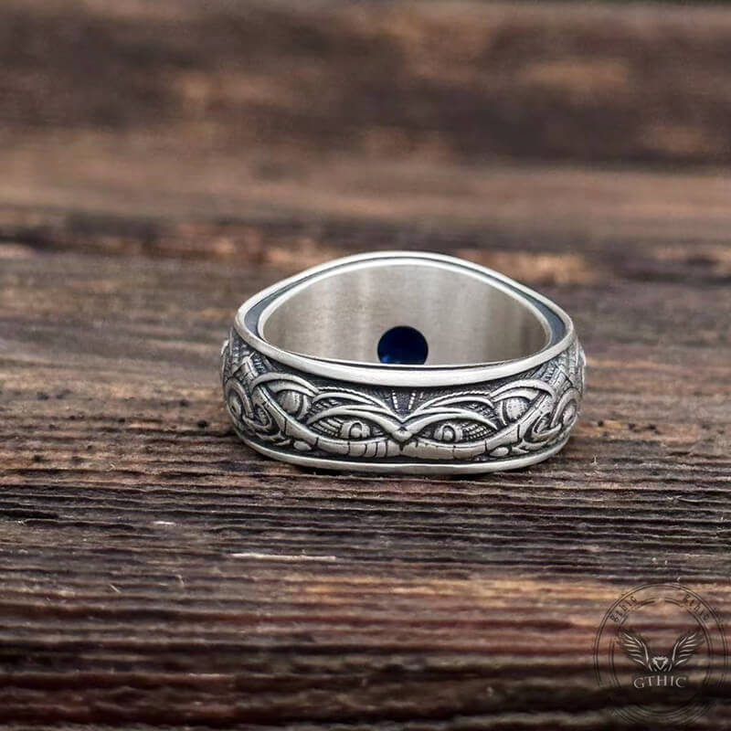 Devil Claw Gemstone Sterling Silver Ring