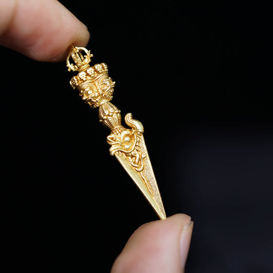Dorje Vajra Spiritual Pendant|brass & Copper|47mm Hanging Decoration