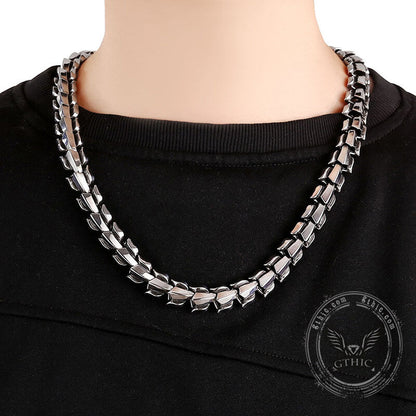 Dragon Bone Stainless Steel Necklace