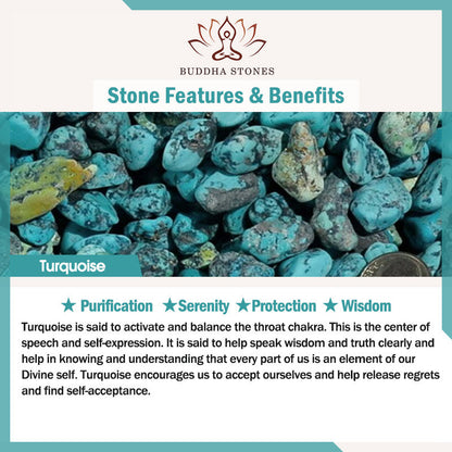Buddha Stones Tibetan Turquoise Mala Balance Necklace Bracelet