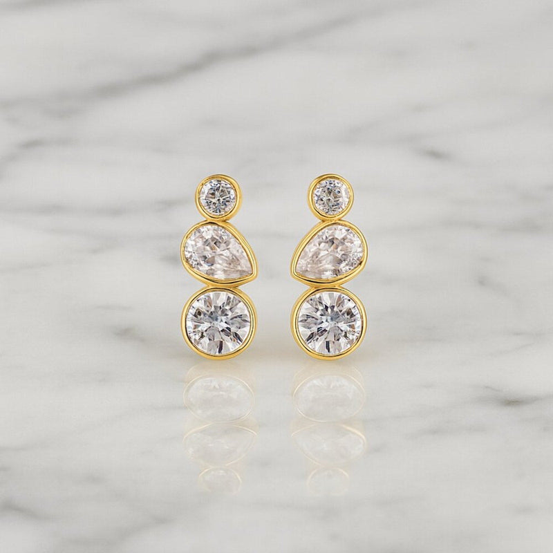 “prianka” Luxe Cascade Earrings
