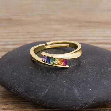 Celestial Cascade Rings (adjustable)