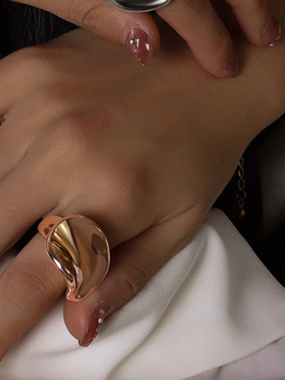 Geometric Color Rings Accessories