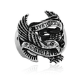 Eagle Metal Ring / Stainless Steel Biker Style Ring for and
