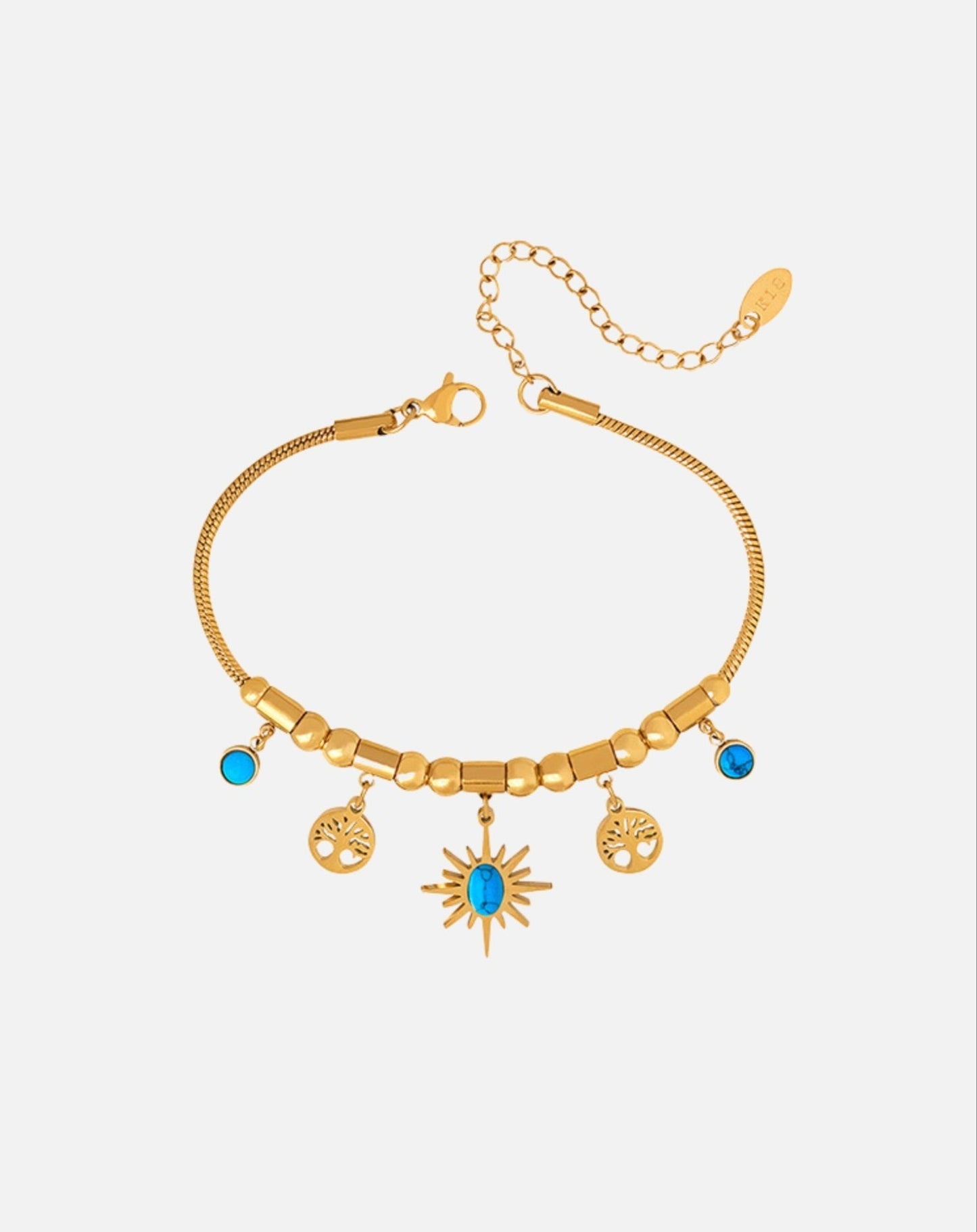 Miya Turquoise Charm Bracelet