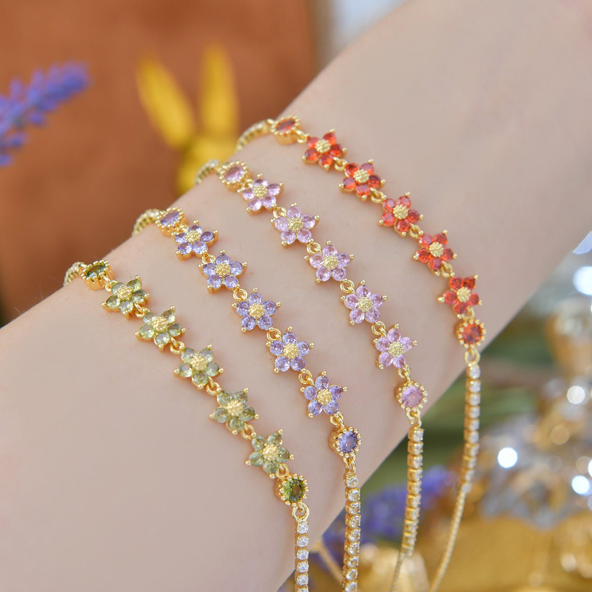Elaria Bracelet in Purple