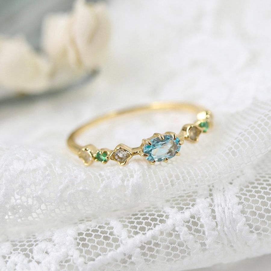 Elysian Aqua Ring