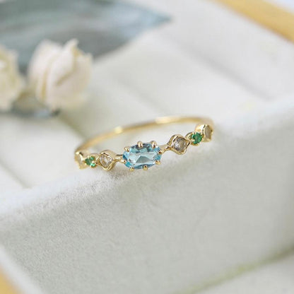 Elysian Aqua Ring