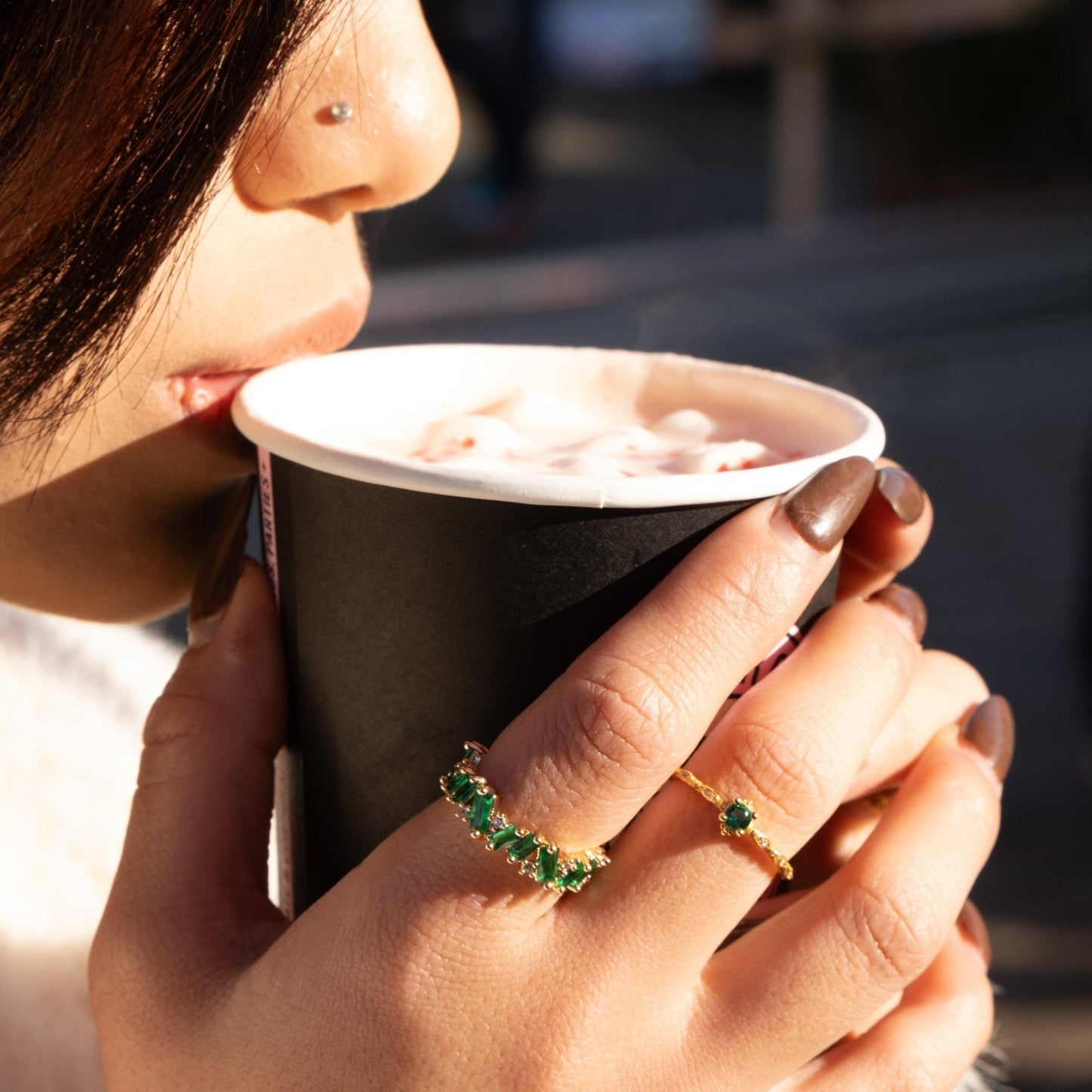 Diana Emerald Ring