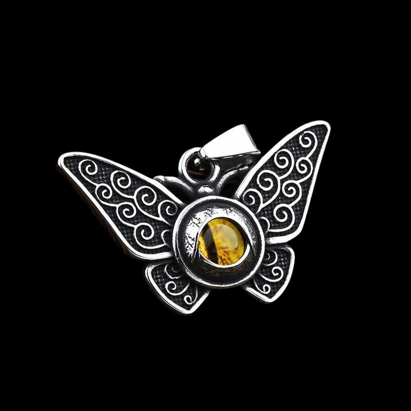 Evil Eye Butterfly Pendant
