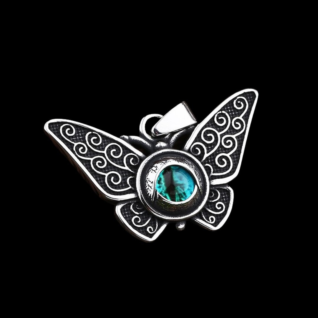 Evil Eye Butterfly Pendant