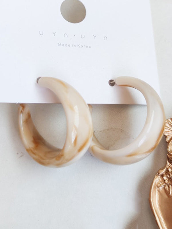 Geometric 6 Colors Acrylic Earring