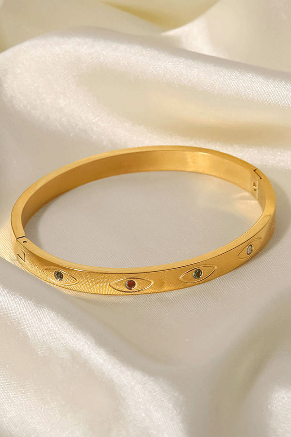 Retro Stainless Steel Gold Bracelet