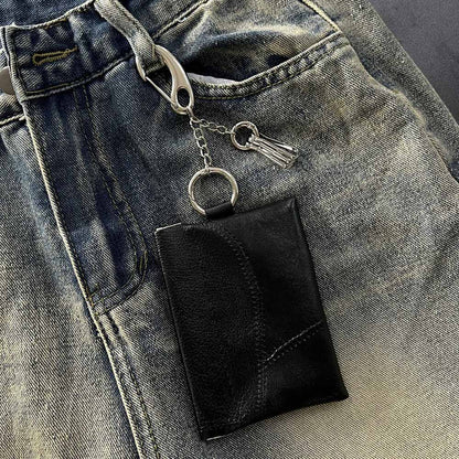 Snake Print Pu Leather Waist Wallet