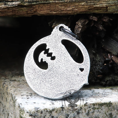 Fenrir Wolf Stainless Steel Animal Pendant
