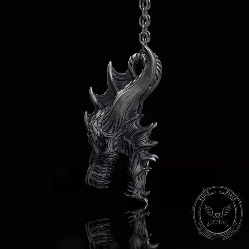 Fierce Dinosaur Head Sterling Silver Jewelry Set