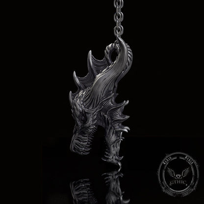 Fierce Dinosaur Head Sterling Silver Jewelry Set