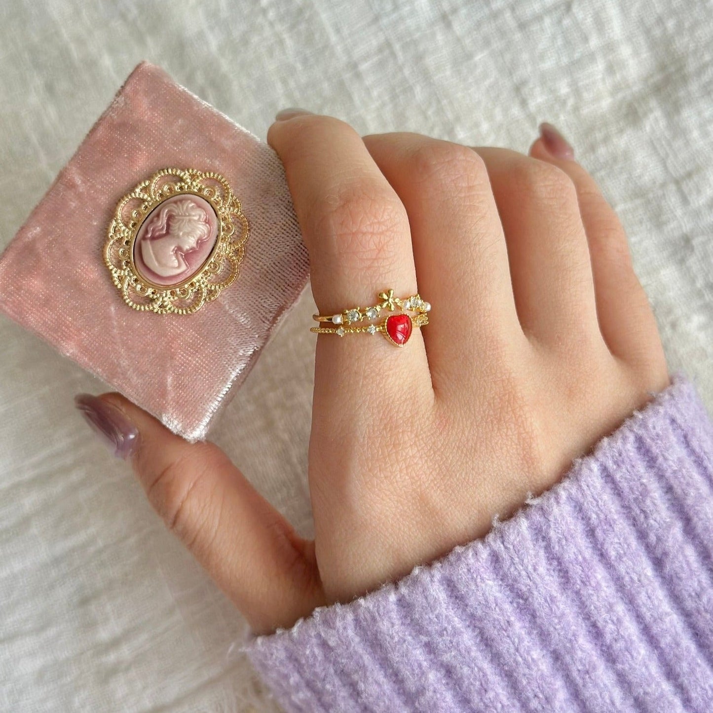 [sample ] Jaimie Heart Ring