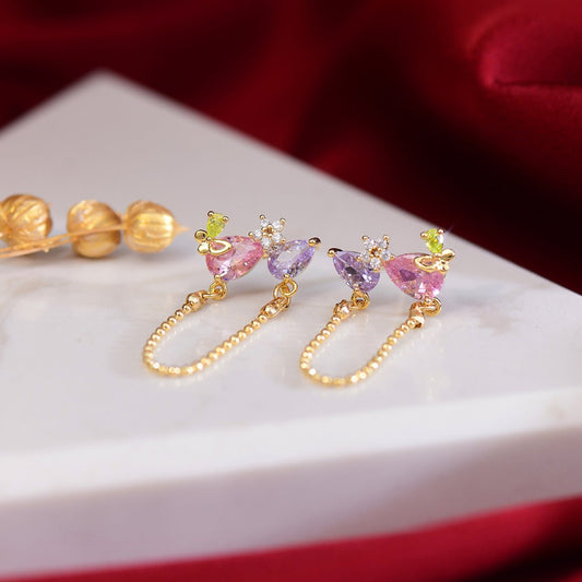 Brooklyn Flower Butterfly Earrings