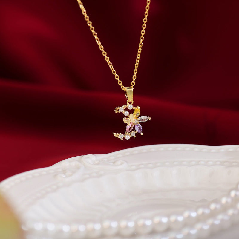 Flower Moon Necklace