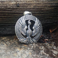 Flying Phoenix Totem Sterling Silver Pendant