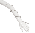 Gothic Curved Snake Necklace / Zinc Alloy Adjustable Bracelets / Multi-purpose Jewelry