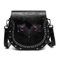 Gothic Bat Eye Pu Leather Punk Crossbody Bag