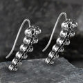Gothic Evil Skull Design Stainless Steel Earrings
