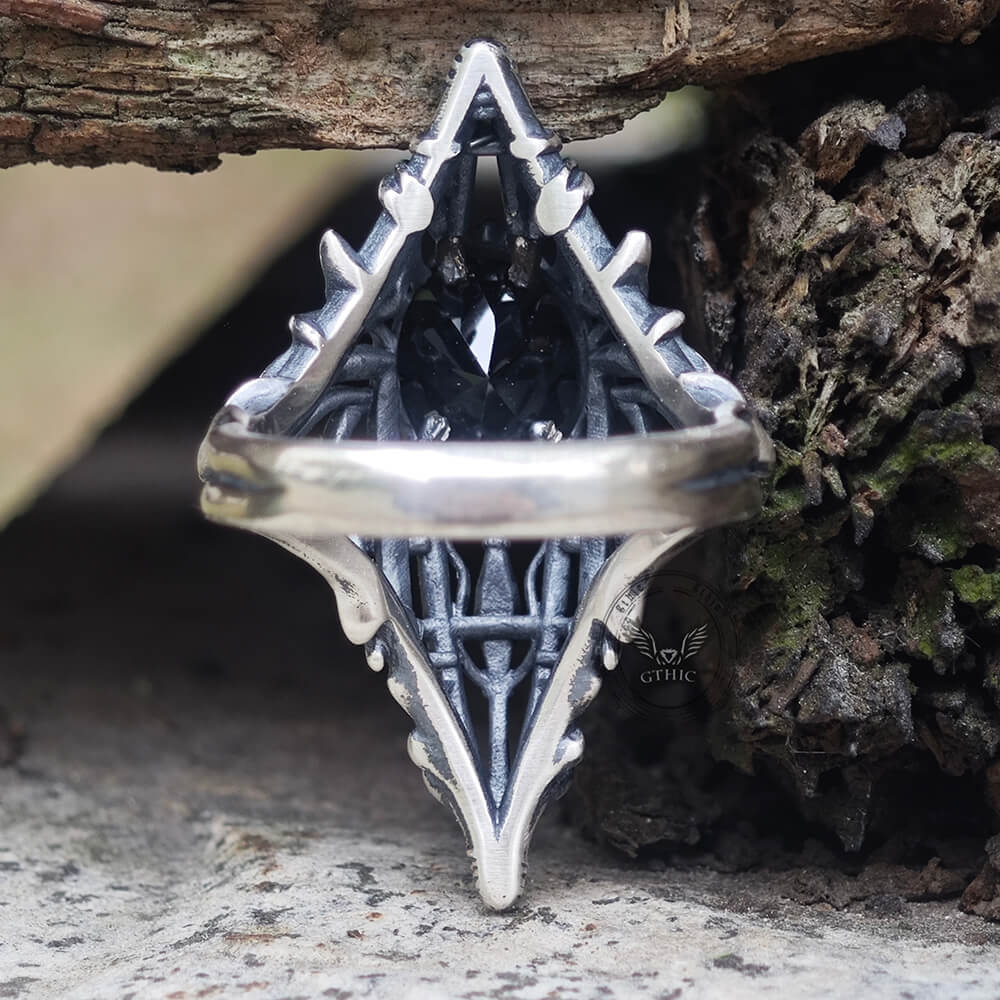 Gothic Skeleton Treasure Sterling Silver Ring