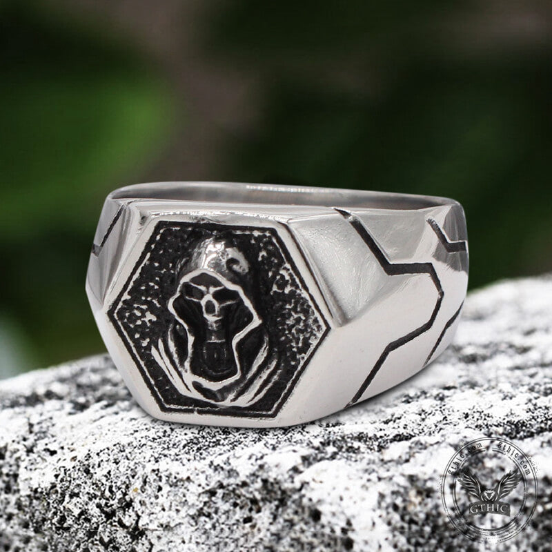 Grim Reaper Skull Stainless Steel ’s Ring