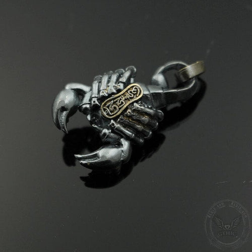 Blazing Scorpion Copper Animal Pendant