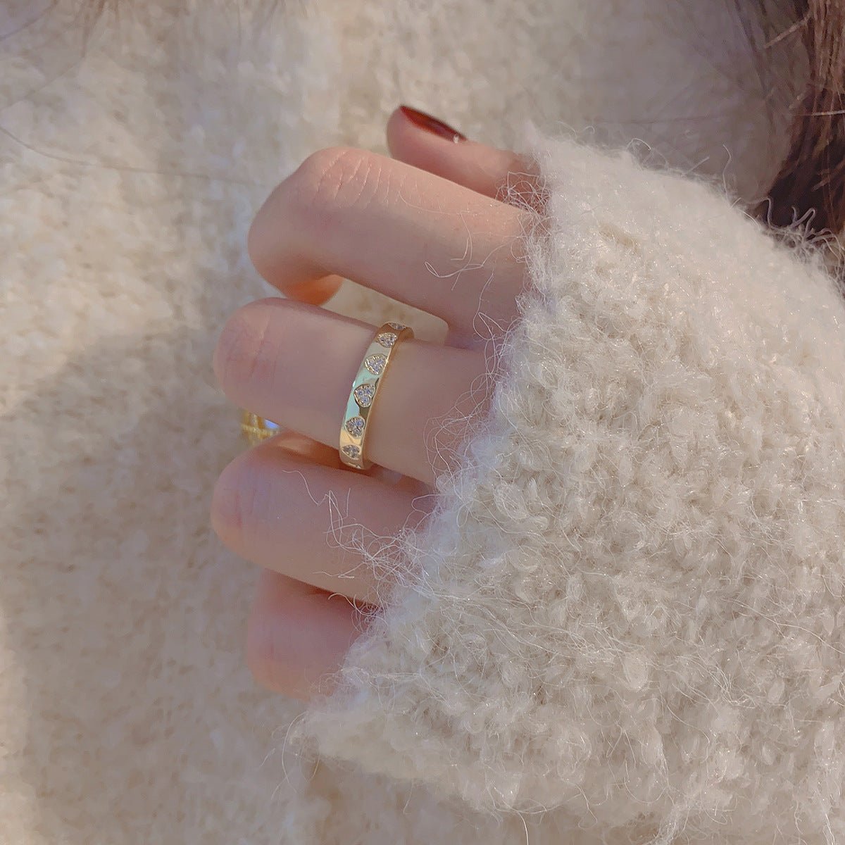 Heart Band Ring