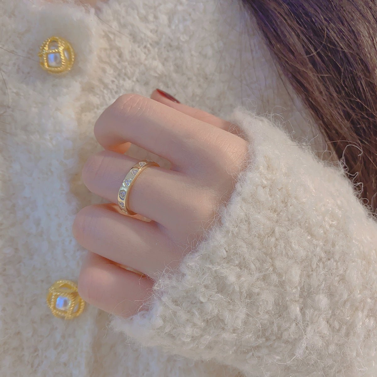 Heart Band Ring