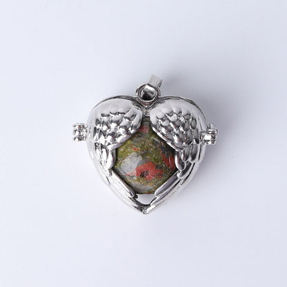 Heart Shape Crystal Pendant | Spiritual Healing Necklace