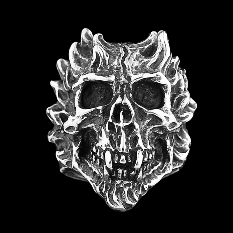 Hellfire Skull Ring