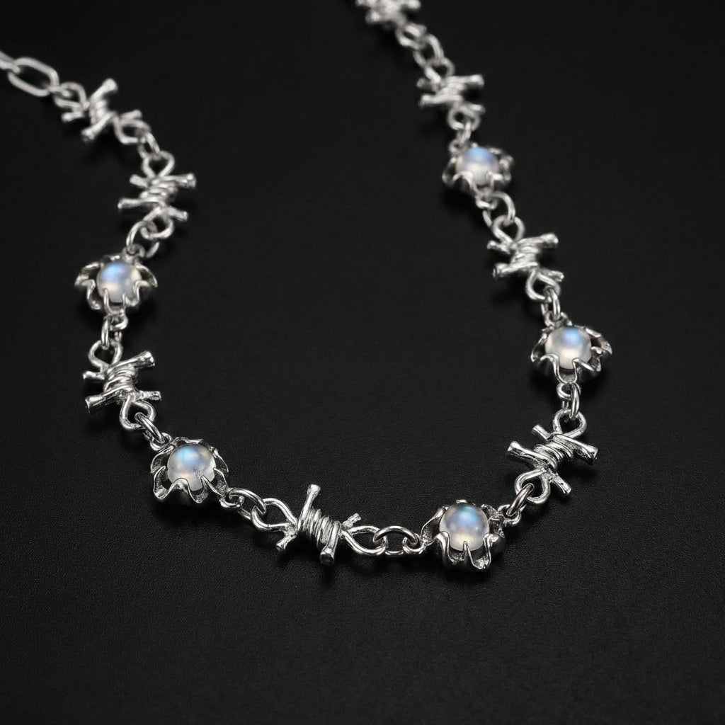 Opal Barb Necklace