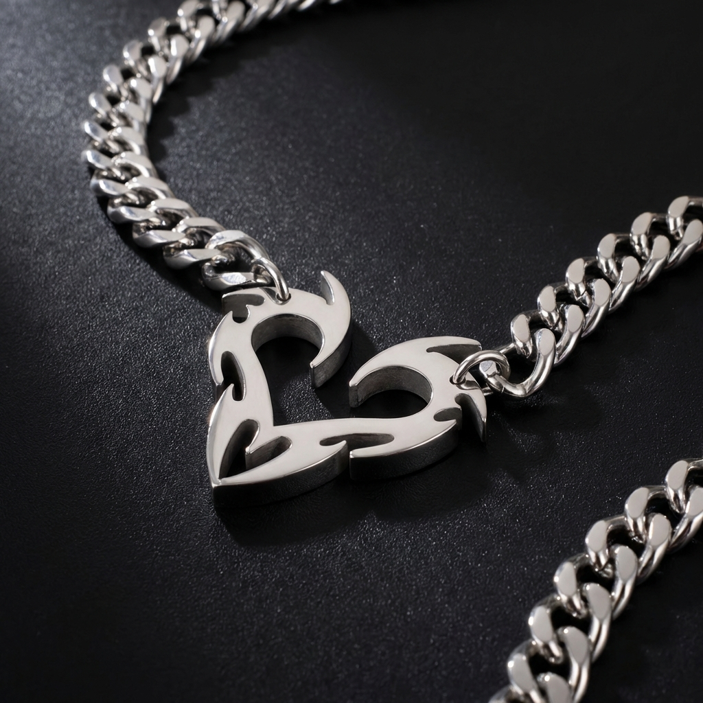 Barb Heart Necklace