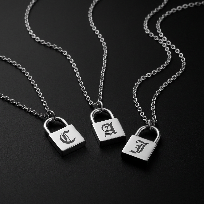Gothic Lock Necklace