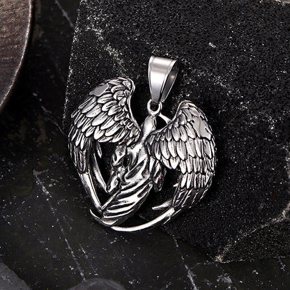 Hip Hop Scythe Grim Reaper Stainless Steel Pendant