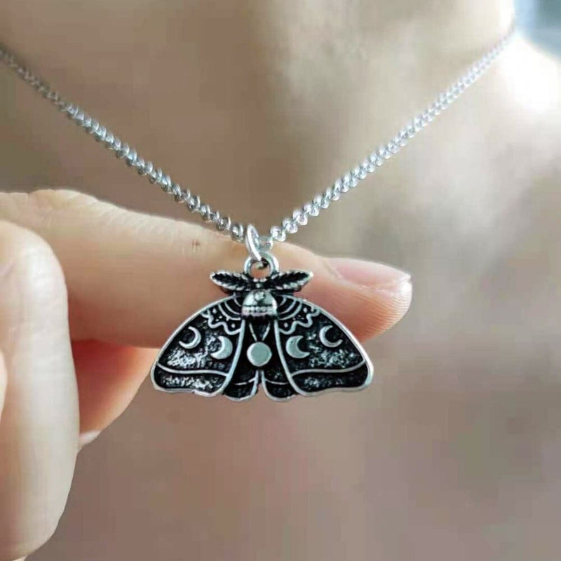Lunar Moth Renewal Necklace