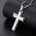 Christian Lord's Prayer Cross Necklace for