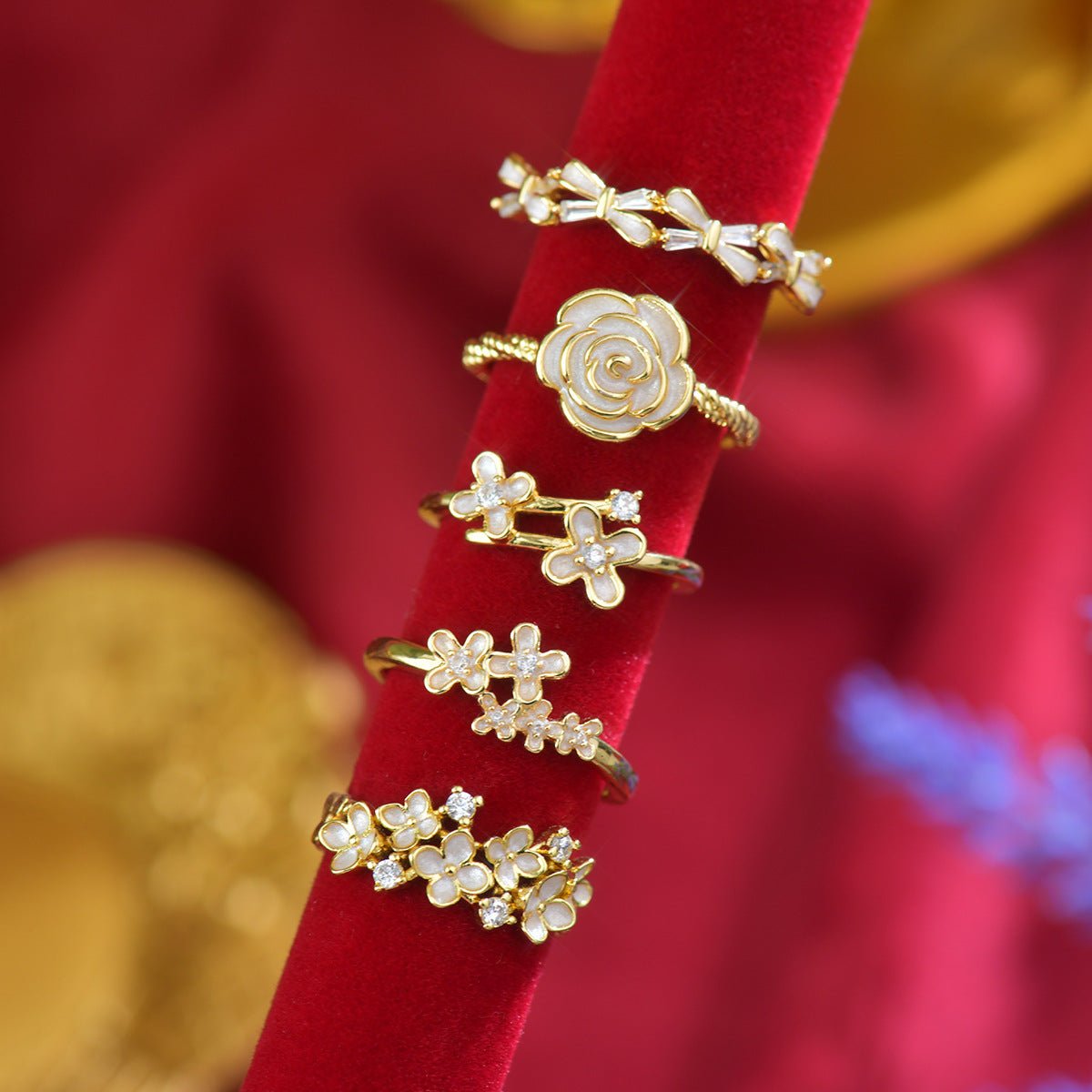 Ivory Bow Ring